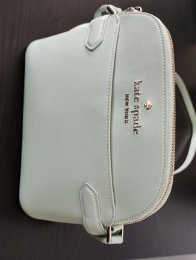 Kate spade beautiful mint  leather crossbody bag